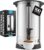 Zulay Commercial Coffee Maker, Coffee Urn 100 Cup, Large Coffee Percolator – 100 Cup Coffee Maker with Double-Wall Stainless Steel, Commercial Coffee Urn Quick Brew Tea Percolator for Events – Silver