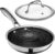 HexClad 7″ Hybrid Nonstick Frying Pan with Lid, Dishwasher & Oven Safe | Stay-Cool Handles, Dishwasher and Oven Safe up to 900°F, Compatible with All Cooktops