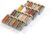 Spice Drawer Organizer 4 Tier, Acrylic Seasoning Organizer Rack, Small | Clear Spice Rack Tray, Kitchen Seasoning Jars Drawers Insert (Jars Not Included/ Expandable From 9″ to 18″)
