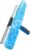 Unger Professional Connect and Clean 2-in-1 Squeegee and Scrubber, 14” Window Cleaning Tool, Essential Glass Cleaner for Commercial and Residential Use, Reusable Microfiber Sleeve, Streak-Free Results