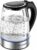 MEGAWISE 1.8L Healthy Electric Kettle, 1800W Borosilicate Glass Tea Kettle with Food Grade Material, Auto Shut-Off and Boil-Dry Protection Cordless Kettle Fast Boiling, BPA Free