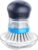 MR.SIGA Soap Dispensing Palm Brush Storage Set, 1 Pack, Navy/Blue | Dish brush with soap dispenser, palm scrubber, palm scrub brush, ideal for kitchen and dishes cleaning