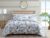 Tommy Bahama – King Comforter Set, Soft Woven Bedding with Matching Pillowcases & Bonus Throw Pillows, Medium Weight for Year Round Comfort, 5 Piece Bed Set (Raw Coast Blue)