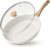 SENSARTE 8Inch Nonstick Ceramic Frying Pan with Lid, PFAS/PTFE/PFOA Free | Ceramic Omelette Pan Skillet, Healthy Non-toxic Chef’s Pan, Induction Compatible Pan, Heat Resistant Handle