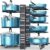 ORDORA Pots and Pans Organizer Under Cabinet 16.6″, 8-Tier Adjustable Rack | 3 DIY Modes, Tool-Free Assembly, Non-Slip, Fits Lightweight Cookware Up to 11″, For Kitchen Cabinets, Shelves & Countertops