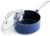 Blue Diamond 2QT Diamond Infused Ceramic Nonstick Sauce Pan with Lid, Blue | PFAS-Free Ceramic Nonstick Chef Pot, Dishwasher & Oven Safe, Durable Metal Utensil Safe, Soups, Glass Lid