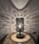 Victorian Table Lamp Bedside Lamp Nightstand Lamp | Metal Decorative for Bedroom Living Room,Dining Room,Kitchen Outdoor Patio, Floral Lampshade Lighting