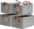 CHICVITA 4 Pack Large Fabric Storage Baskets for Shelves, 30L Gray | 16.8″ × 11″ × 9.8″ Closet Storage Bins for Clothes, Toys & Towels, Fits Nursery & Bathroom Organization, Metal Frame