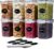 DWËLLZA KITCHEN Airtight Food Storage Container Set – 8 Pieces 1.4L – Plastic BPA Free Kitchen Pantry Storage Containers with Lids – Dishwasher Safe – Include 8 Labels – Keeps Food Fresh & Dry