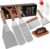 ROMANTICIST 8pcs Professional Griddle Accessories Kit – Heavy Duty Stainless Steel Grill Spatula Set for Grill Griddle Hibachi Flat Top Outdoor Cooking – Great Grill Gift on Birthday Wedding