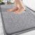 OLANLY Thick Memory Foam Bathroom Rugs 30×20, Soft Absorbent Bath Mat, Grey | Quick Dry Bath Rugs, Non-Slip Carpet, Machine Washable Mats for Bathroom Floor, Tub and Shower, Home Decor Accessories