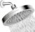 SparkPod Rain Shower Head, 6 Inch Round, Luxury Polished Chrome Finish | High Pressure Shower Heads, 90 Nozzles, Adjustable Showerhead, No Tools Needed, Universal Connection