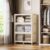 SAILUN 579Qt Stackable Storage Bins,Storage Cabinet with a Lid,3 Pack Cream | Stackable Storage Drawers with Lids,33.5″ W x 19″ D x 53″ H,Featuring open-front Access for Clothes and Closet Storage