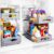 Under Sink Organizer, 2 Tier Under Sink Organizers and Storage, Adjustable Height, Slide out Metal Cabinet Organizers, Pull out Cabinet Storage Drawer Shelf for Kitchen Bathroom (Gray, 2 Pack)