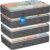 Budding Joy 95L Under Bed Storage Containers, 4 Pack Closet Organizers Grey | Foldable underbed storage bins for linen sheets, blanket, clothing, comforter, sweaters, pillows, wrapping paper
