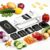 7-in-1 Mandoline Vegetable Slicer, Multi-Purpose Food Chopper & Grater with 5 Interchangeable Blades, Adjustable Julienne Cutter with Container & Safety Guard, Kitchen Gadget for Meal Prep