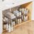Vtopmart 4 Pack Pull Out Bathroom Under Sink Organizer (S-Standard) | Slide-out drawers, Multi-purpose storage, Clear visibility, Easy Set-up