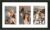 An&He 8×14 Collage Picture Frame, Displays 3 Photos in 4×6 Size, Wooden Multi-Opening Frame with PS Front for Wall & Tabletop Display – Black